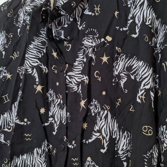 BNWT ASOS tiger astrology blouse 6 - Picture 2 of 3